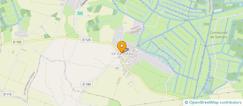 localisation de l'entreprise MONSIEUR VALENTIN CHAUDRON  LE VANNEAU-IRLEAU