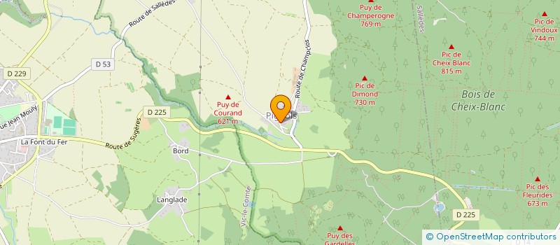 localisation de l'entreprise MONSIEUR VALENTIN CHAVAROT  PIGNOLS