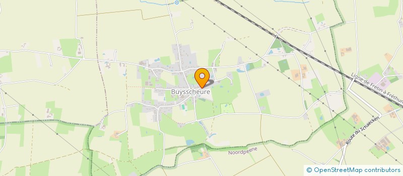 localisation de l'entreprise MONSIEUR VALENTIN CHAVATTE  BUYSSCHEURE