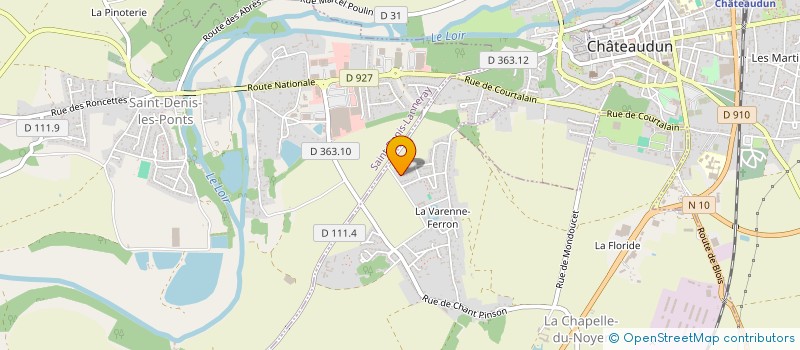 localisation de l'entreprise MONSIEUR VALENTIN CHEMIN à LA CHAPELLE-DU-NOYER