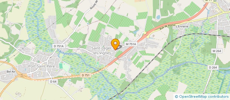 localisation de l'entreprise MONSIEUR VALENTIN CHENOIR  SAINT-LEGER-LES-VIGNES