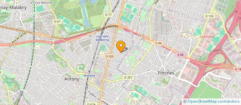 localisation de l'entreprise MONSIEUR VALENTIN CHESNEAU-DAUMAS à ANTONY