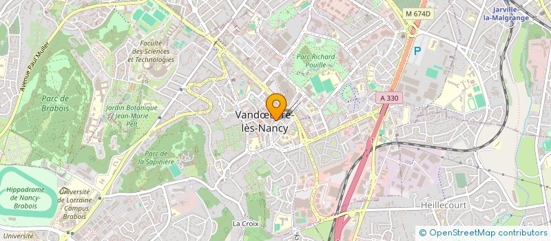 localisation de l'entreprise MONSIEUR VALENTIN CHESNEY  VANDUVRE-LES-NANCY