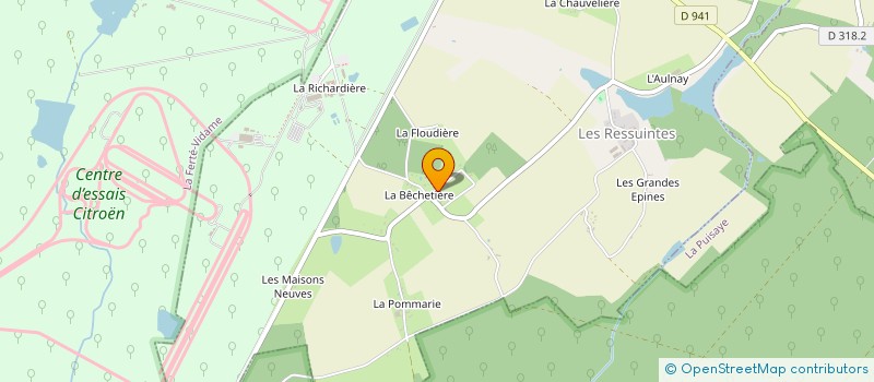 localisation de l'entreprise MONSIEUR VALENTIN CHEVREAU à LES RESSUINTES