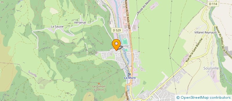 localisation de l'entreprise MONSIEUR VALENTIN CHOLLIER  SUSVILLE