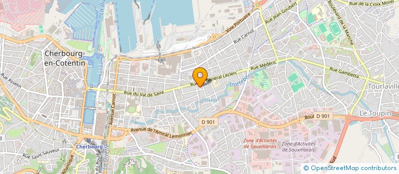 localisation de l'entreprise MONSIEUR VALENTIN CHOUQUET  CHERBOURG-EN-COTENTIN