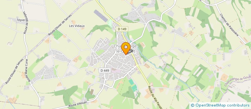 localisation de l'entreprise MONSIEUR VALENTIN CHOVIN  CHATUZANGE-LE-GOUBET