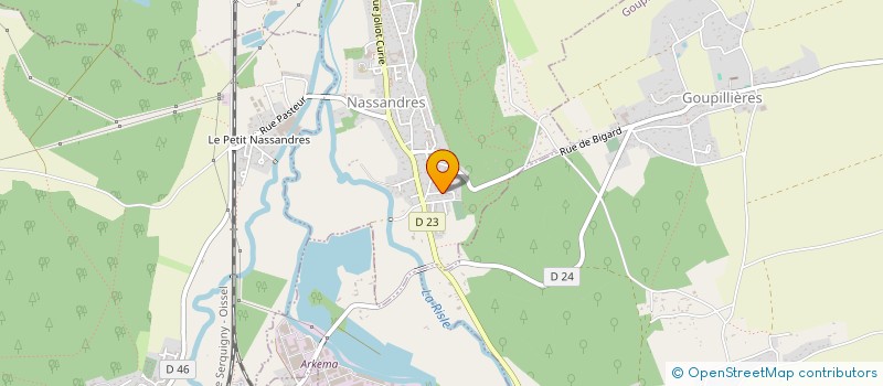 localisation de l'entreprise MONSIEUR VALENTIN CLAIN  NASSANDRES SUR RISLE