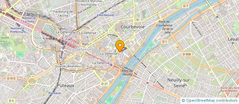 localisation de l'entreprise MONSIEUR VALENTIN CLAVER à COURBEVOIE