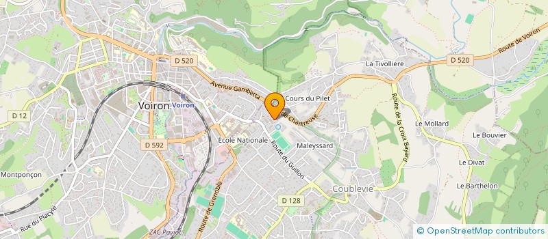 localisation de l'entreprise MONSIEUR VALENTIN CLUZE  COUBLEVIE