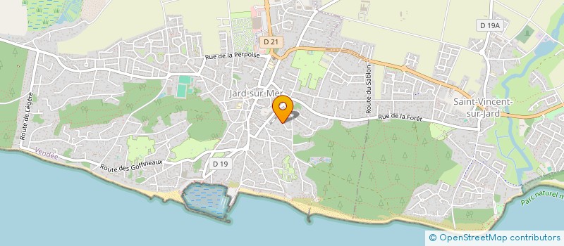 localisation de l'entreprise MONSIEUR VALENTIN COINON  JARD-SUR-MER