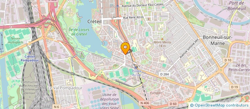 localisation de l'entreprise MONSIEUR VALENTIN COLLIN  CRETEIL