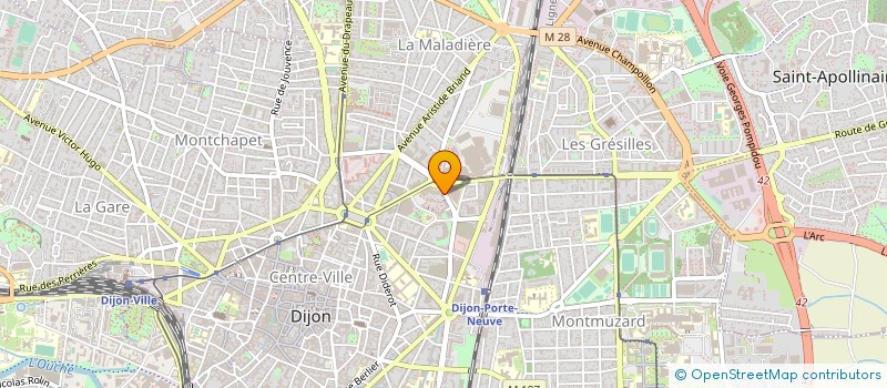 localisation de l'entreprise MONSIEUR VALENTIN COLMAN  DIJON