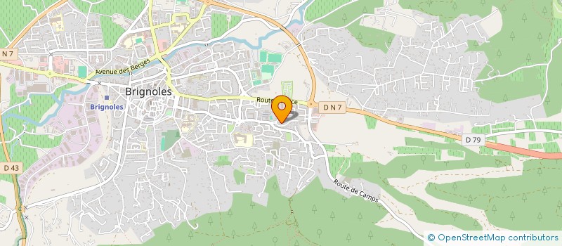 localisation de l'entreprise MONSIEUR VALENTIN COLOMBA  BRIGNOLES