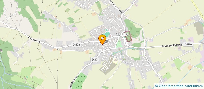 localisation de l'entreprise MONSIEUR VALENTIN COLOMBAT  MERVILLE