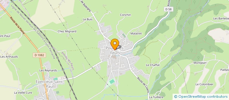 localisation de l'entreprise MONSIEUR VALENTIN COLON  POUILLY-LES-FEURS