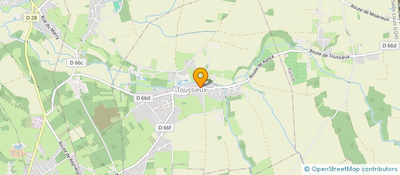 localisation de l'entreprise MONSIEUR VALENTIN COMBE  TOUSSIEUX