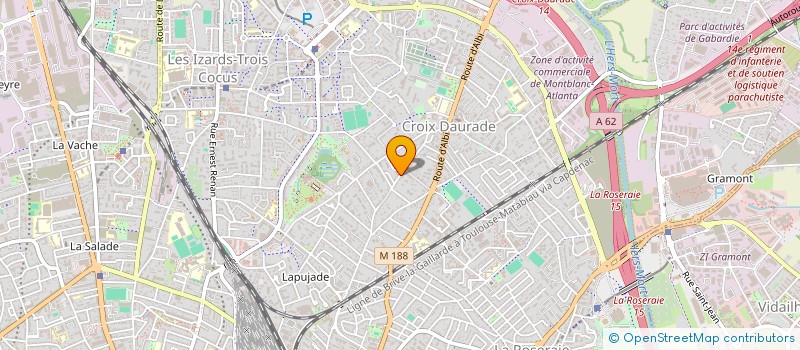 localisation de l'entreprise MONSIEUR VALENTIN COMBES  TOULOUSE