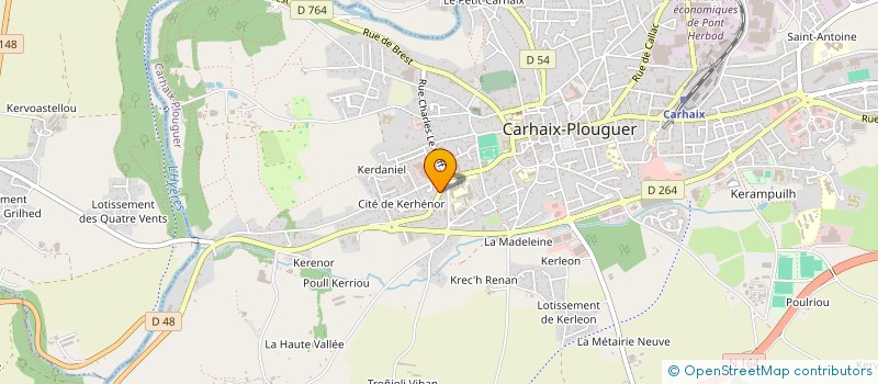 localisation de l'entreprise MONSIEUR VALENTIN CONSTANTIN à CARHAIX-PLOUGUER