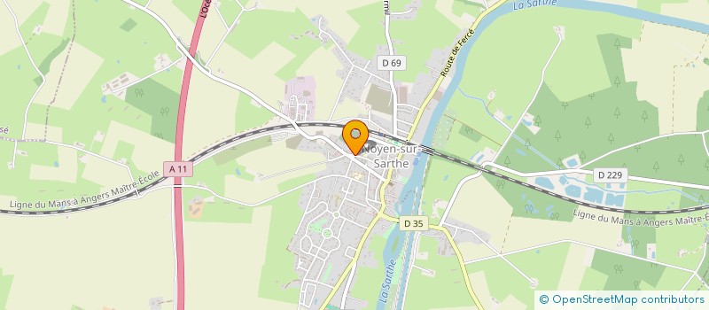 localisation de l'entreprise MONSIEUR VALENTIN CORDELET  NOYEN-SUR-SARTHE