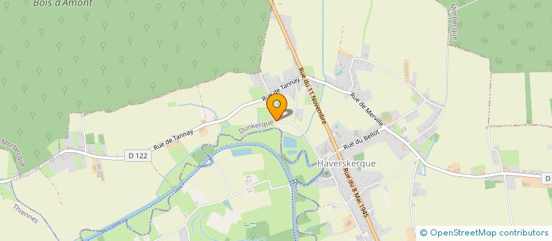 localisation de l'entreprise MONSIEUR VALENTIN CORNILLE  HAVERSKERQUE