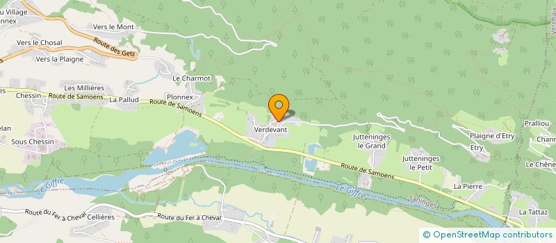 localisation de l'entreprise MONSIEUR VALENTIN CORROTTE  TANINGES