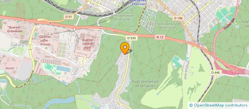 localisation de l'entreprise MONSIEUR VALENTIN COUEFFE  BUC