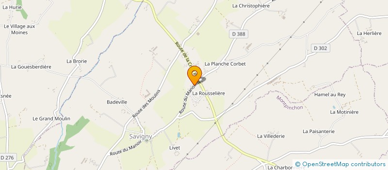 localisation de l'entreprise MONSIEUR VALENTIN COURBARON  SAVIGNY