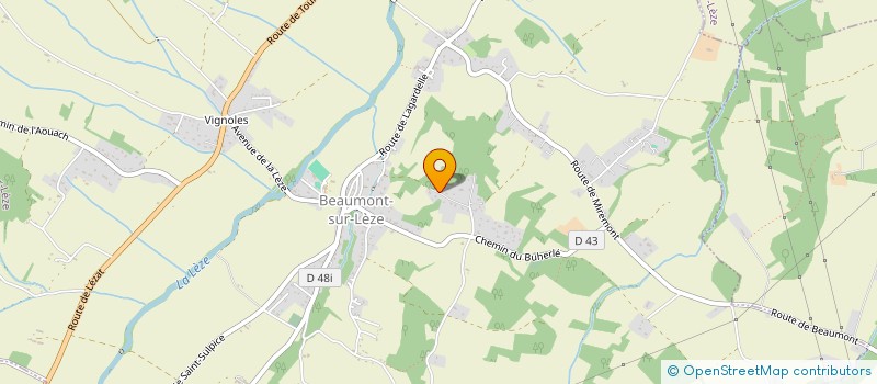 localisation de l'entreprise MONSIEUR VALENTIN COURCHELLLE à BEAUMONT-SUR-LEZE