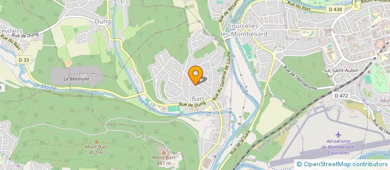 localisation de l'entreprise MONSIEUR VALENTIN COURTOIS  BART