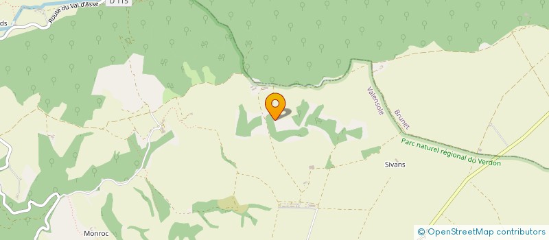 localisation de l'entreprise MONSIEUR VALENTIN COUTURIER  VALENSOLE