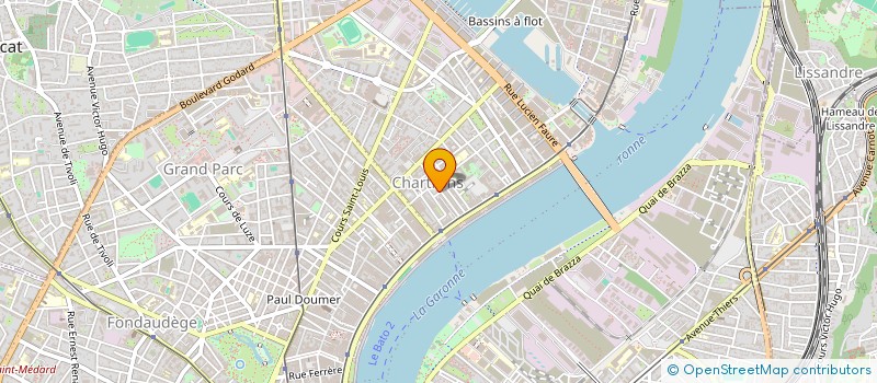 localisation de l'entreprise MONSIEUR VALENTIN CRESSENS  BORDEAUX