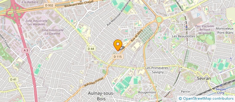 localisation de l'entreprise MONSIEUR VALENTIN CRISAN à AULNAY-SOUS-BOIS