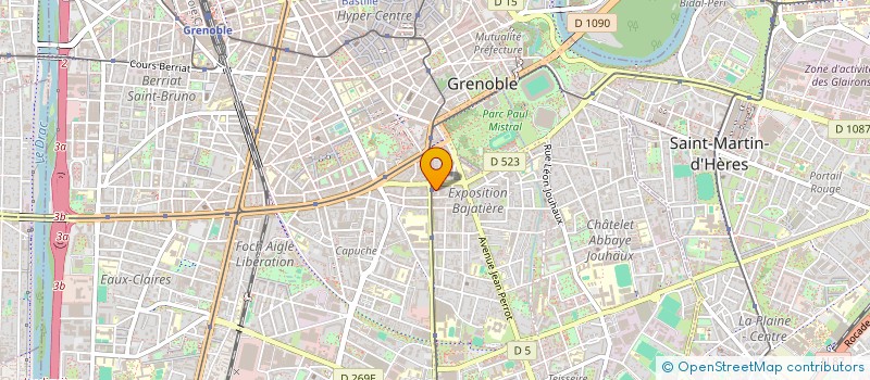 localisation de l'entreprise MONSIEUR VALENTIN CUYPERS à GRENOBLE