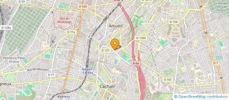 localisation de l'entreprise MONSIEUR VALENTIN DA SYLVA  ARCUEIL