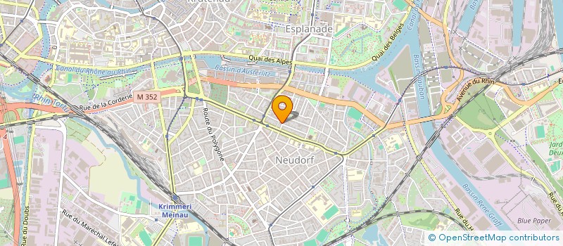 localisation de l'entreprise MONSIEUR VALENTIN DADURE à STRASBOURG