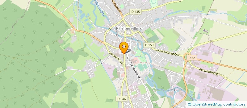 localisation de l'entreprise MONSIEUR VALENTIN DALLEAU  RAMBERVILLERS