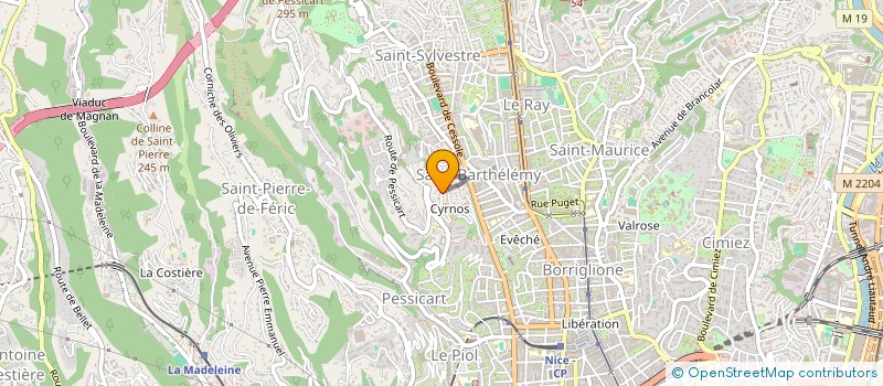 localisation de l'entreprise MONSIEUR VALENTIN DAMOAN à NICE