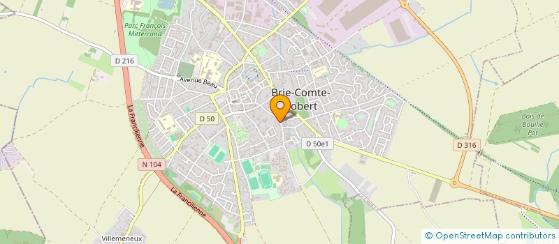 localisation de l'entreprise MONSIEUR VALENTIN DAMONE  BRIE COMTE ROBERT