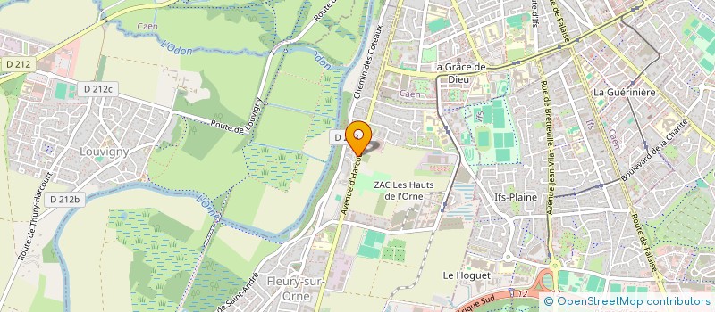 localisation de l'entreprise MONSIEUR VALENTIN DANCEL  FLEURY-SUR-ORNE