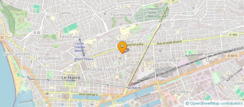 localisation de l'entreprise MONSIEUR VALENTIN DANIEL  LE HAVRE