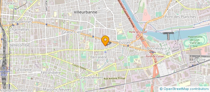 localisation de l'entreprise MONSIEUR VALENTIN-DANIEL BUZDUGAN  VILLEURBANNE