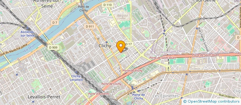 localisation de l'entreprise MONSIEUR VALENTIN DARNET à CLICHY