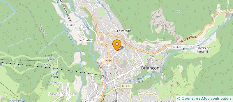 localisation de l'entreprise MONSIEUR VALENTIN DAURELLE à BRIANCON