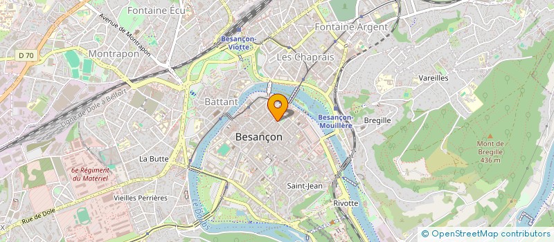 localisation de l'entreprise MONSIEUR VALENTIN DE LIMA FERREIRA  BESANCON