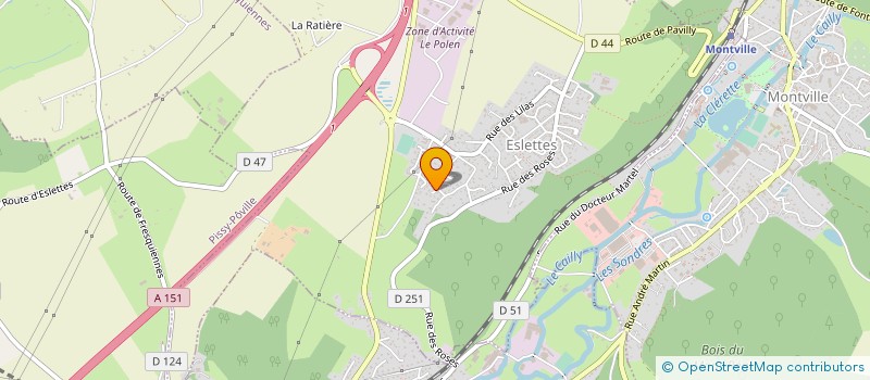 localisation de l'entreprise MONSIEUR VALENTIN DEBELS à ESLETTES