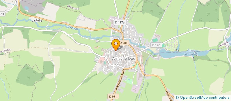 localisation de l'entreprise MONSIEUR VALENTIN DECHAUME  ARNAY-LE-DUC