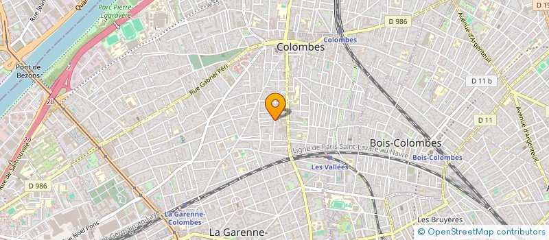localisation de l'entreprise MONSIEUR VALENTIN DEFER à COLOMBES