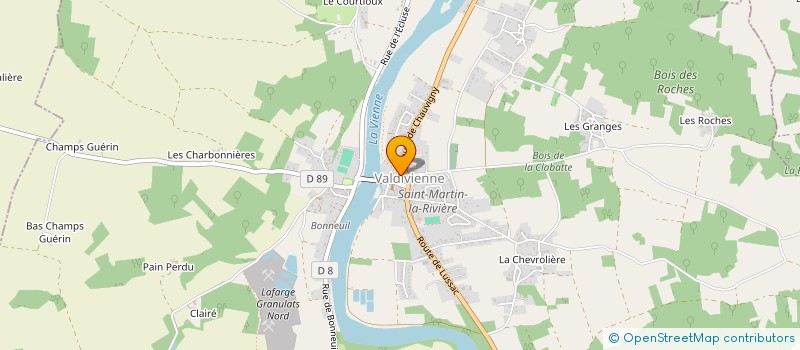 localisation de l'entreprise MONSIEUR VALENTIN DEFORGES  BONNES