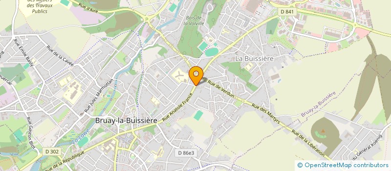 localisation de l'entreprise MONSIEUR VALENTIN DELACOURT à BRUAY-LA-BUISSIERE